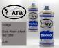Preview: Dodge, Dark Khaki (Hard top color), ZJ8: 400ml Sprühdose + 400ml Klarlack - Set, von ATW Autoteile West.